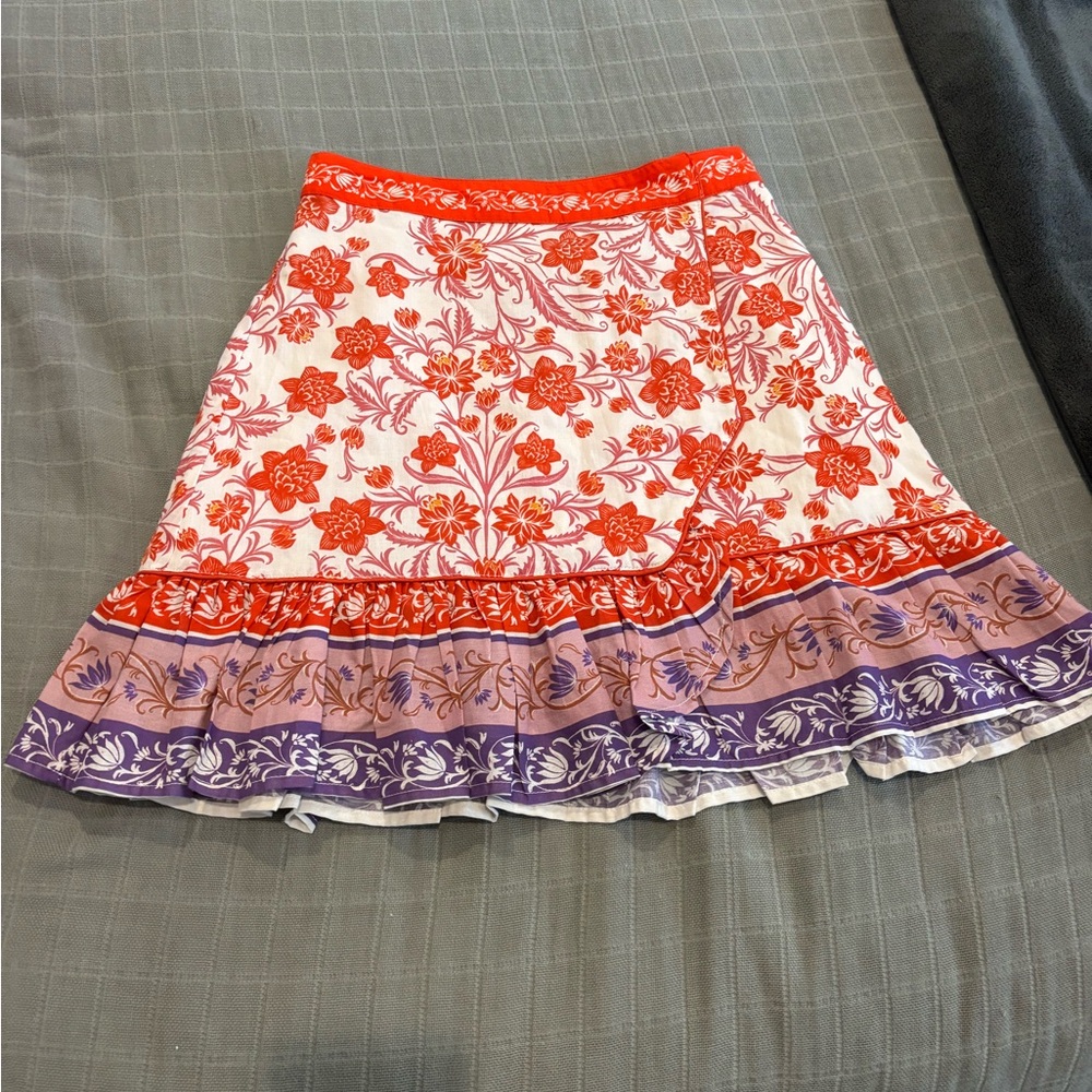 Hard to find! Farm Rio floral skirt-size xxs